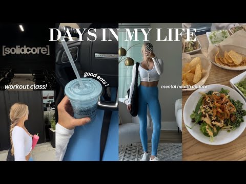 VLOG: solidcore workout, lululemon haul, mental health update + exciting news!!