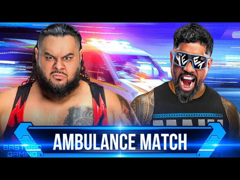 WWE 2K24 | Ambulance Match - Bronson Reed VS Jey Uso | Survivor Series