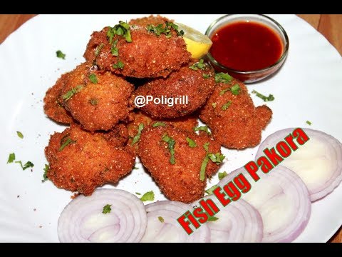 FISH EGG PAKORA Recipe | फिश एग पकोड़े | Non Veg Snacks