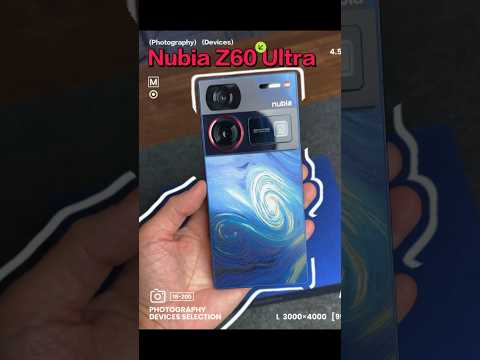 Nubia Z60 Ultra New Impressive Design #nubiaz60ultra #nubia #ytshorts