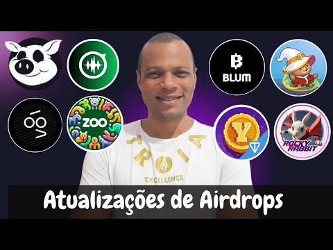 Atualizações de Airdrops: PIGS/BLUM/ZOO/WIZZWOODS/VOOI/AGENT VOICE AI/YESCOIN/ROCKY RABBIT