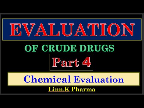 Chemical Evaluation of Crude Drugs, Chemical evaluation kya hota hai, Chemical tests for alkaloids