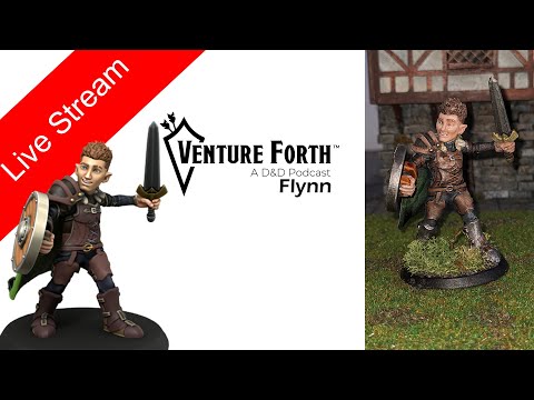 Creative Stream #21 - A Tribute To Venture Forth - Painting 75mm Figurine of the Character: Flynn