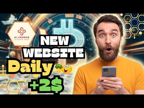 New Ai Cronos Website  | Daily 2$ free earning | Long terms mining site 2024