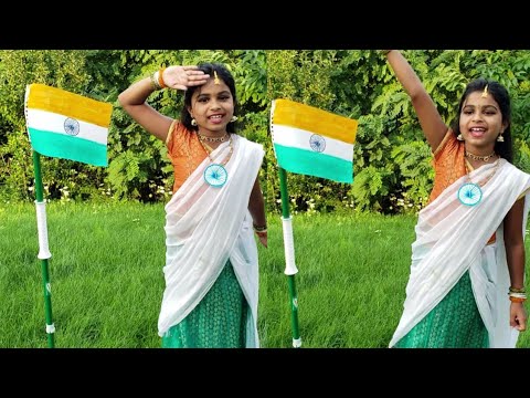 cute girl singing Jana gana mana song | National Anthem India | Independence day