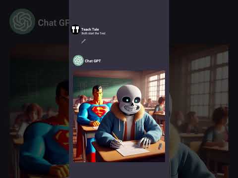 Sans Vs Superman #ai #aiart #chatgpt