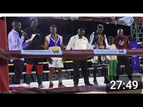 JOHN SSERUNJOGI ATIMPUDDE OMUTANZANIA JUMA MISUMALI, Unanimously Defeats Him By Unanimous Decision