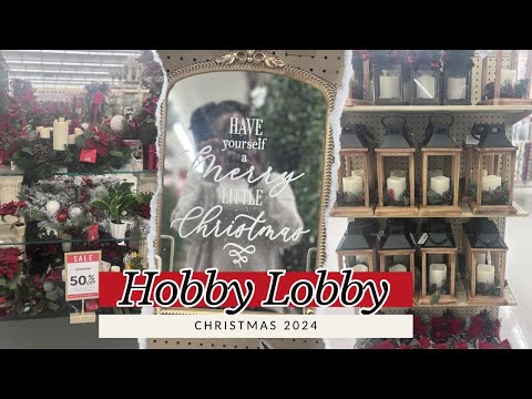 Hobby Lobby Christmas Collection 2024 🎄 | Shop with Me for Holiday Decor!