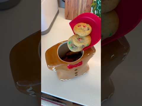 *SATISFYING* COOKIE JAR RESTOCK! #restock #christmas #holidaywithyoutube #cookies #christmascookies