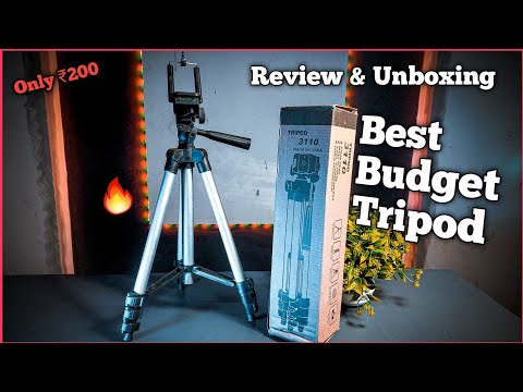 Cheap & Best Budget Tripod 🔥 | Tripod 3110  Unboxing & Review | smartphone Tripod