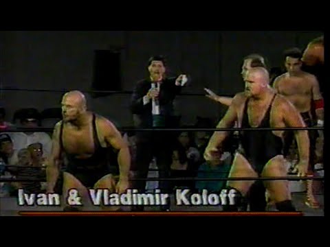 Ivan & Vladimir Koloff debut in ECW (1993)