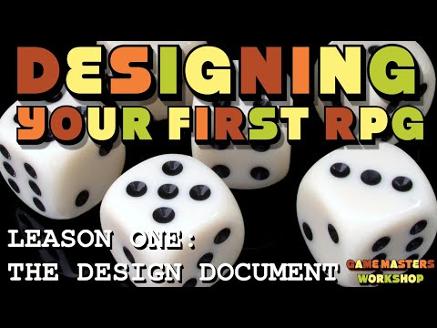 LEASON 01: Building Your First RPG "The Design Document" #ttrpg #tabletopgaming #projectfrankenstein