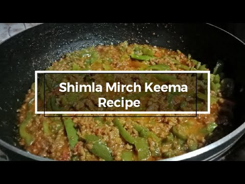 Shimla Mirch Keema Recipe | Mince Capsicum Recipe