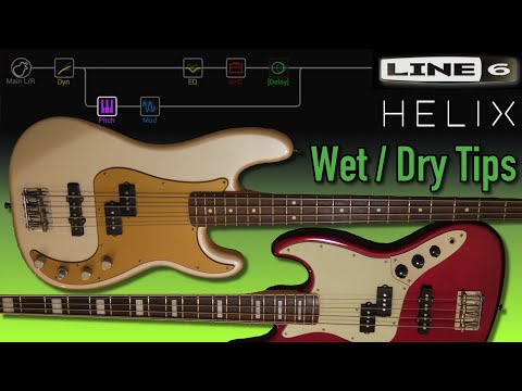 Creative Bass Tones with Split Crossover Paths // Line 6 Helix & HX Stomp