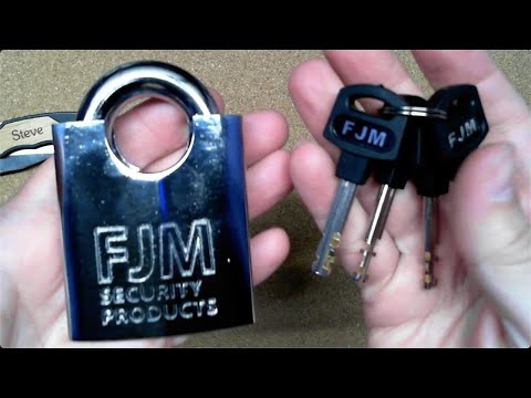 [140] FJM Disc Detainer Padlock Picked Open