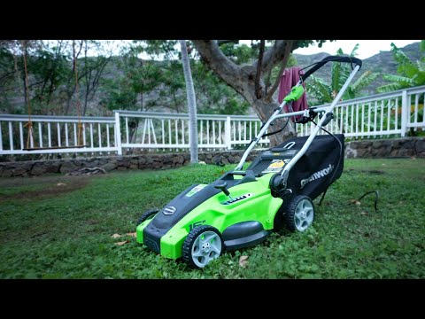 GreenWorks - 16-Inch 10-Amp Electric - Corded lawn Mower