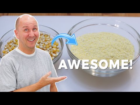 How to Make Cornmeal With Popcorn Kernels