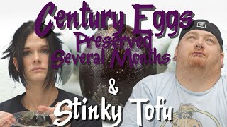 Southern People TRY Century Eggs and Stinky Tofu