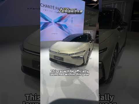 Xpeng P7 Plus at the 2024 Paris Motor Show#automobile #parismotorshow #xpengp7 #ev #chinesecars