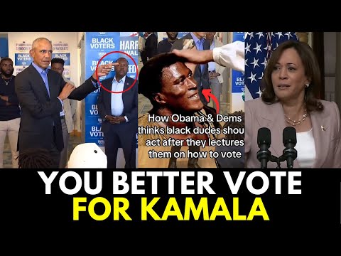 Black Men Are FURIOUS At Obama For SCOLDING 'Brothers' For Not Supporting Kamala