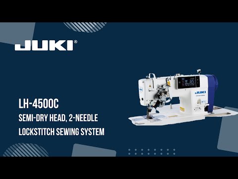 Juki LH 4500C Semi-Dry Head, 2-Needle Lockstitch Sewing System