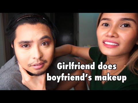 GIRLFRIEND DOES BOYFRIEND'S MAKEUP | Jen Barangan