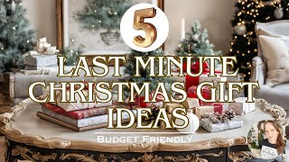 5 DIY Last Minute Christmas Gift Ideas | Budget Friendly Handmade Gifts People Actually Want