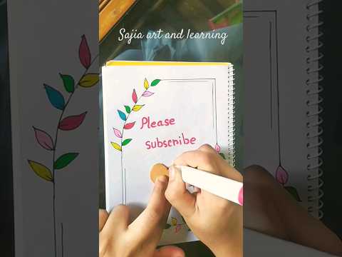 please subscribe.beautiful notebook#notebookideas#art#creativeart#cutedrawing#shorts #youtubeshorts