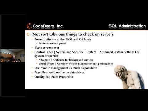 SQL Administration - Fred Zelhart, CodaBears