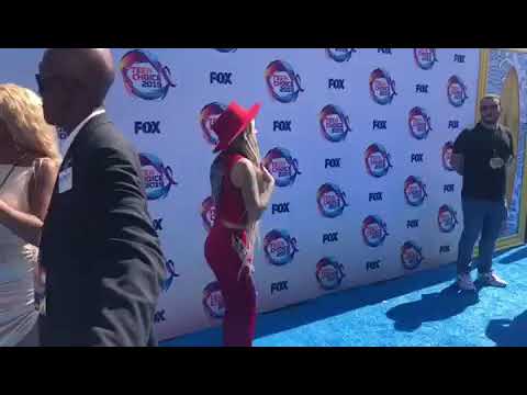 Zhavia Ward at the Teen Choice Awards