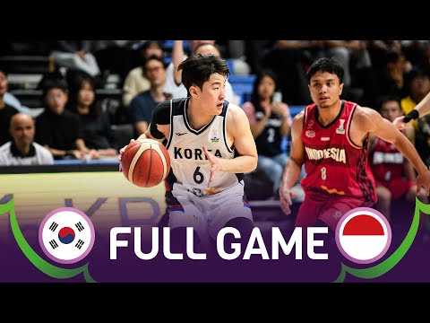 Korea v Indonesia | Full Basketball Game | FIBA Asia Cup Qualifiers 2025