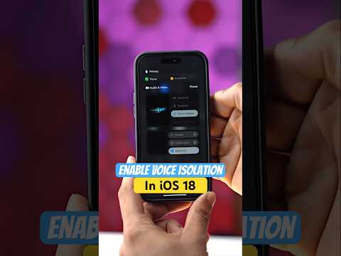 BEST iPhone FEATURE!!! Improve Voice in Calls on iOS 18 #iphone #audiocalls #tipsandtricks