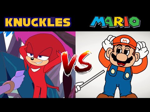 Zero Two Dodging Meme |  KNUCKLES VS MARIO