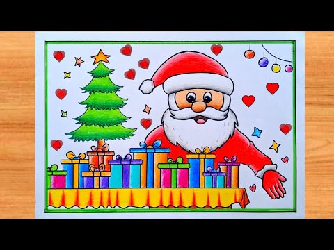 A Beautiful Drawing Of Christmas | Merry Christmas drawing | @itseasytodraw