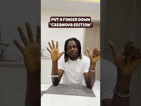 How many fingers did you put down 😂. Listen to my new song #Casanova now live on YT & all platforms