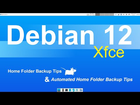 Debian 12 - Xfce - Home Folder Backup Tips & Automation .