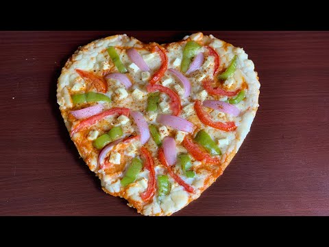 Hmm! Pizza Recipe at Home Without Cheese, Yeast and Oven- 1 Time Video On Youtube