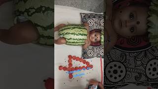 4th month baby photoshoot ideas #watermelon theam #babyshorts#baby photoshoot#summer special#shorts