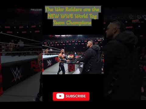 The War Raiders New champion 🏆🥇 , WWE Raw results #wweraw