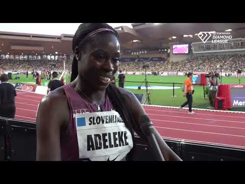 RHASIDAT ADELEKE smashes the 400m in 49.17 | Monaco Diamond League 2024