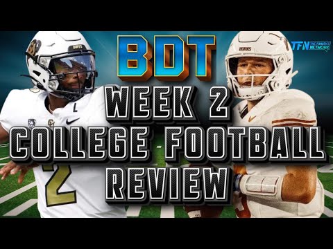 Week 2 College Football Review | BDT #ncaa #ncaafootball #football #collegefootball #collegesports