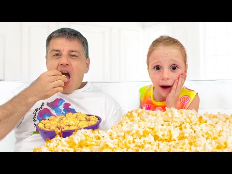 Nastya and Dad 1 week Healthy Food Challenge for Kids