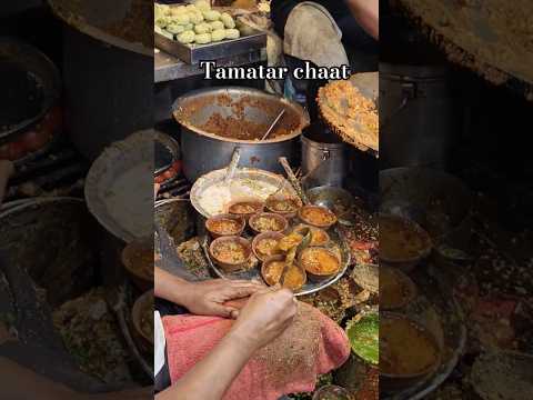 Famous Tamatar chaat at Kashi chaat Bhandaar #kashi #streetfood