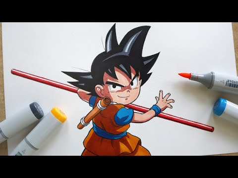 How to Draw Goku | Dragon Ball DAIMA