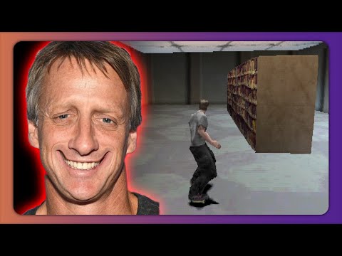 Exploring Mundane Spots in Tony Hawk's Pro Skater