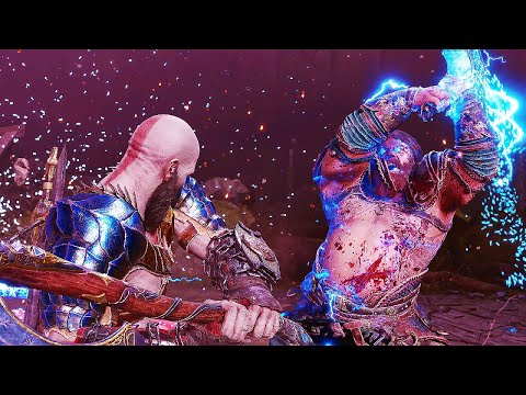 God of War Ragnarök Kratos Kills Thor - Final Boss + Secret Ending (2022)