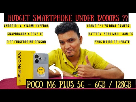 POCO M6 Plus Unboxing | Best Budget Smartphone Under ₹12,000 | Full Review & Features