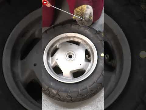 #Shorts｜[YamahaGEAR]gear rear tire wheel assembly + body removal ヤマハギアリアタイヤホイール組み+車体取