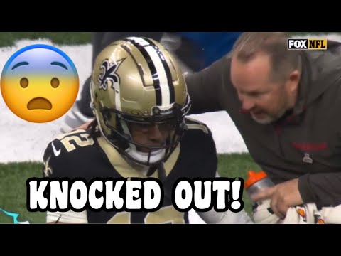 Chris Olave INJURY + KNOCKED OUT! 😨🙏 Saints Vs Buccaneers 2024 highlights