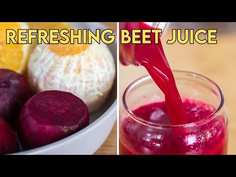 Refreshing Beet Juice - No dirt taste - Nama J2 Juicer